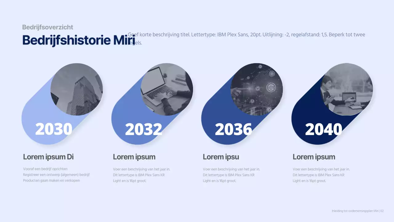 Marineblauw eenvoudig zakelijk bedrijfsplan rapport
