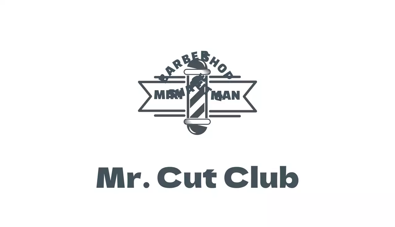 グレー シンプル 美容 名刺