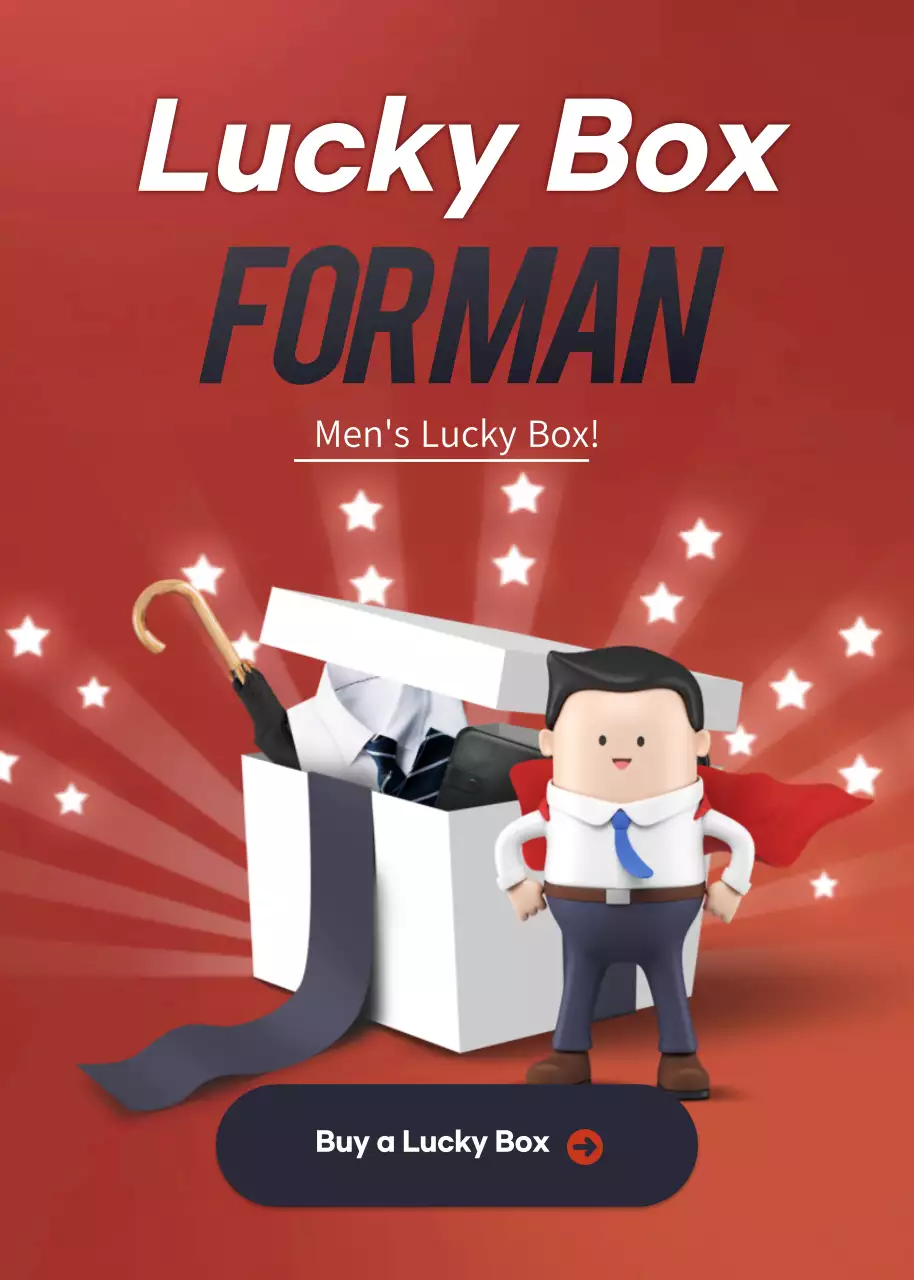 Cartaz de promoção de evento masculino moderno vermelho