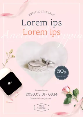 Un romantico White Day in rosa