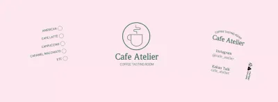 Pink simple line illustration