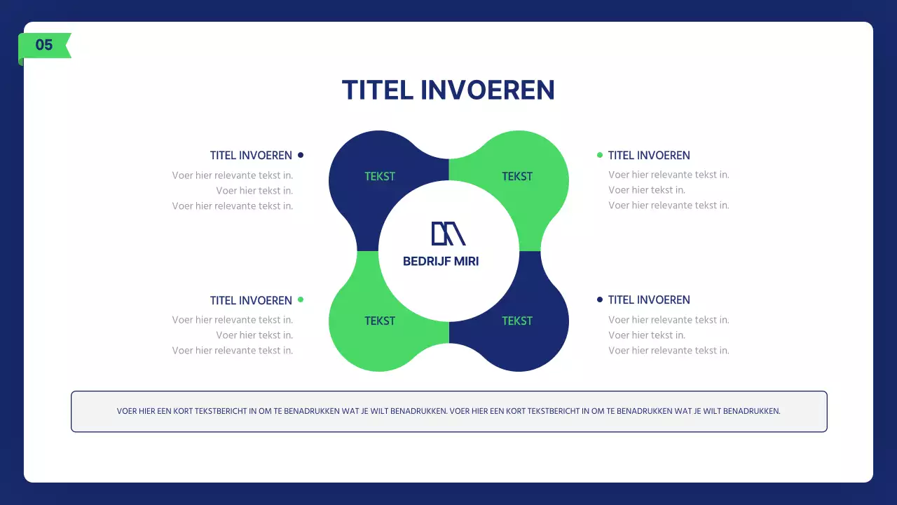 Schoon zakelijk illustratieverslag in marine