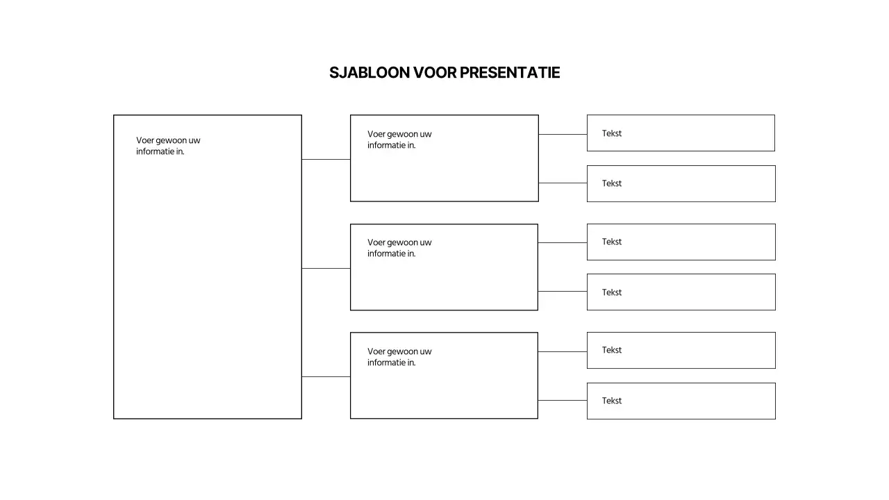 Eenvoudige zwarte vormen