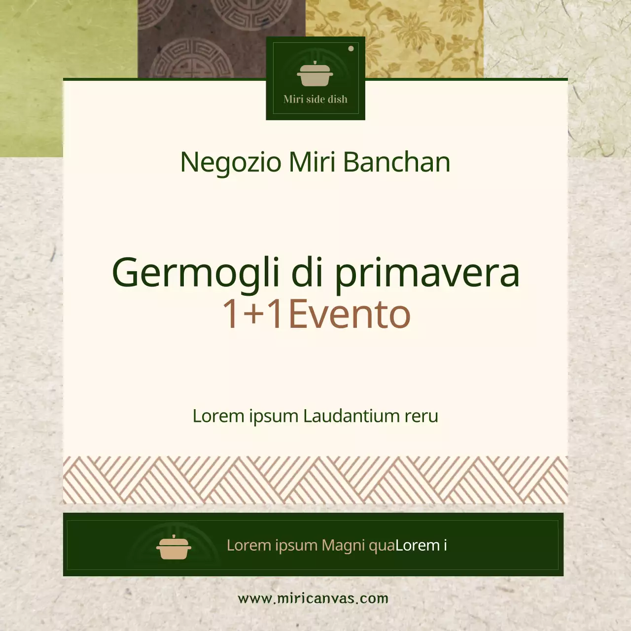 Ricetta della zuppa di miso marrone e verde raffreddata