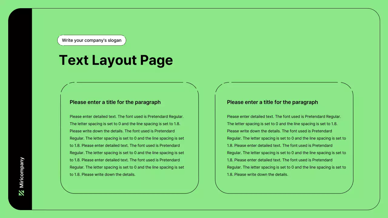 Business illustration with simple lines and green color