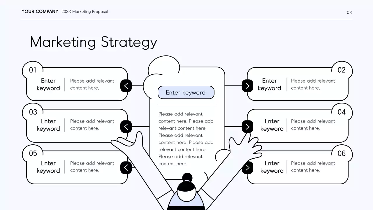 White Modern Marketing Plan Presentation