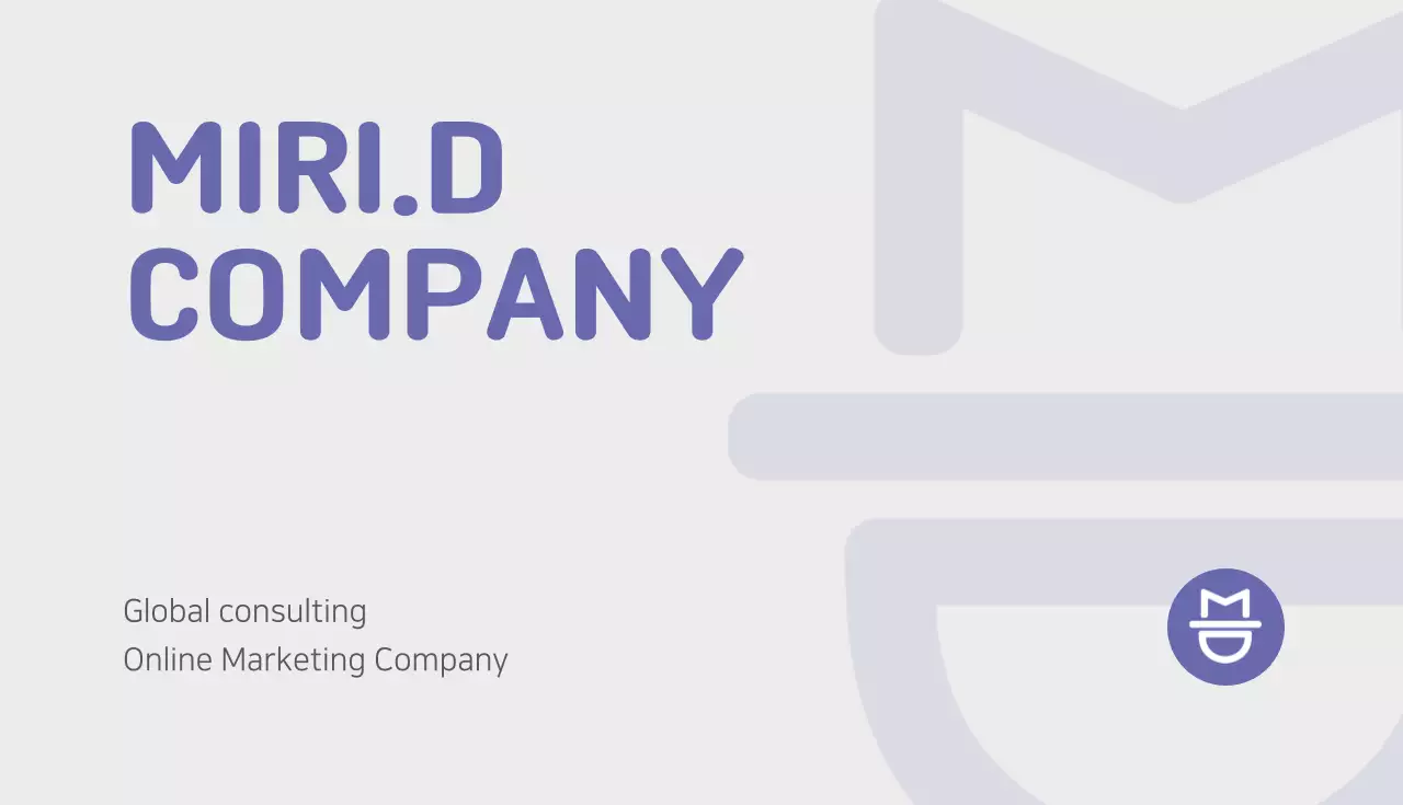 紫 シンプル ビジネス 名刺