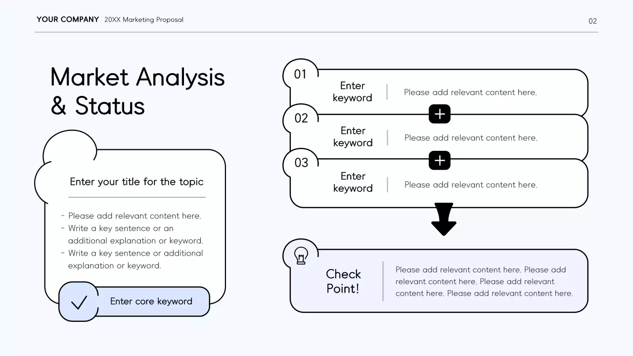 White Modern Marketing Plan Presentation