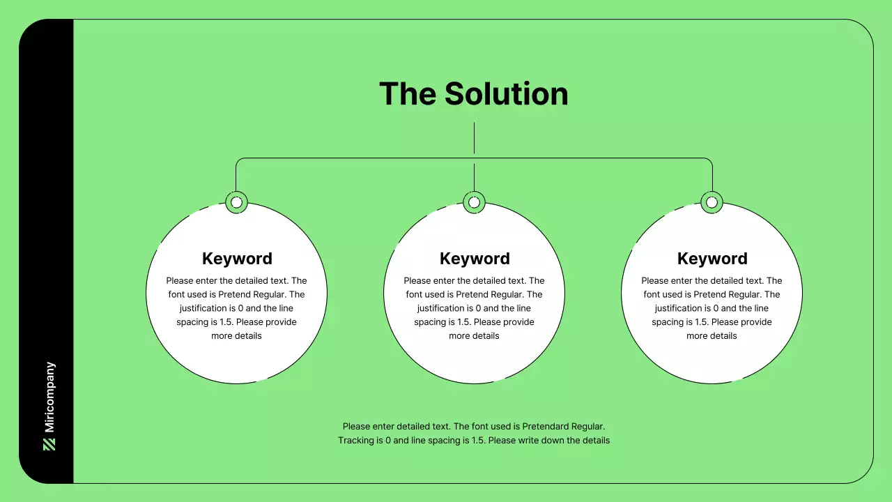 Business illustration with simple lines and green color