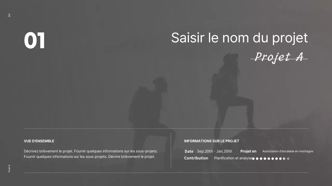 Un portefeuille au concept épuré en blanc et orange