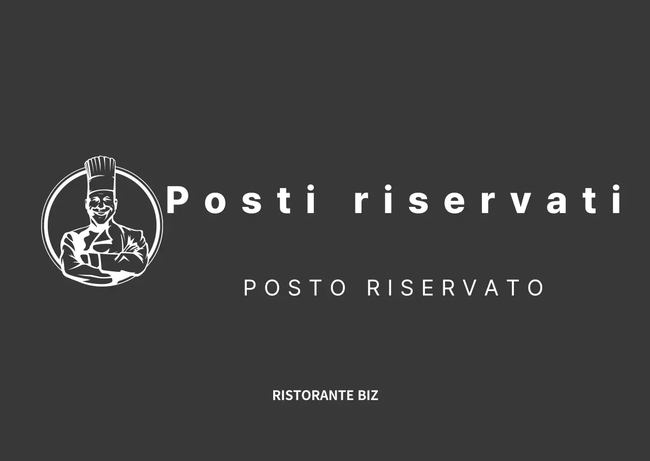 Prenotazioni di ristoranti in bianco e nero, dalle linee pulite