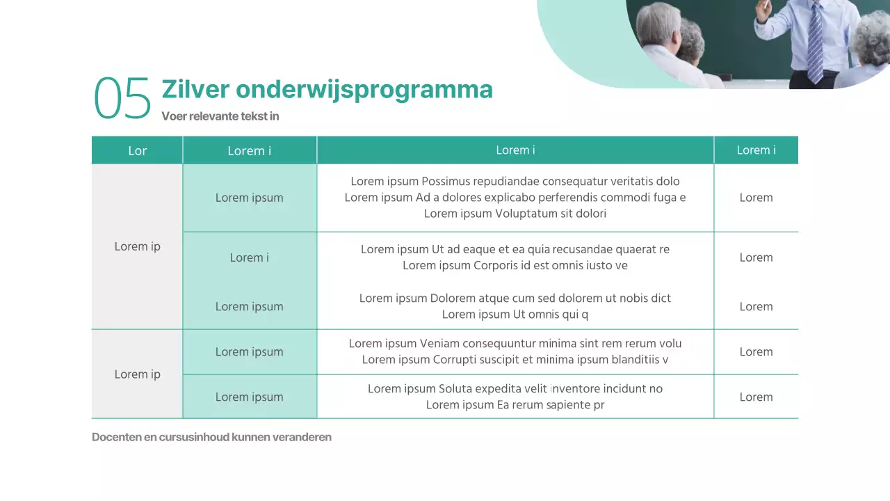 Voorstel voor een groen en opgeruimd welzijnshalparcours
