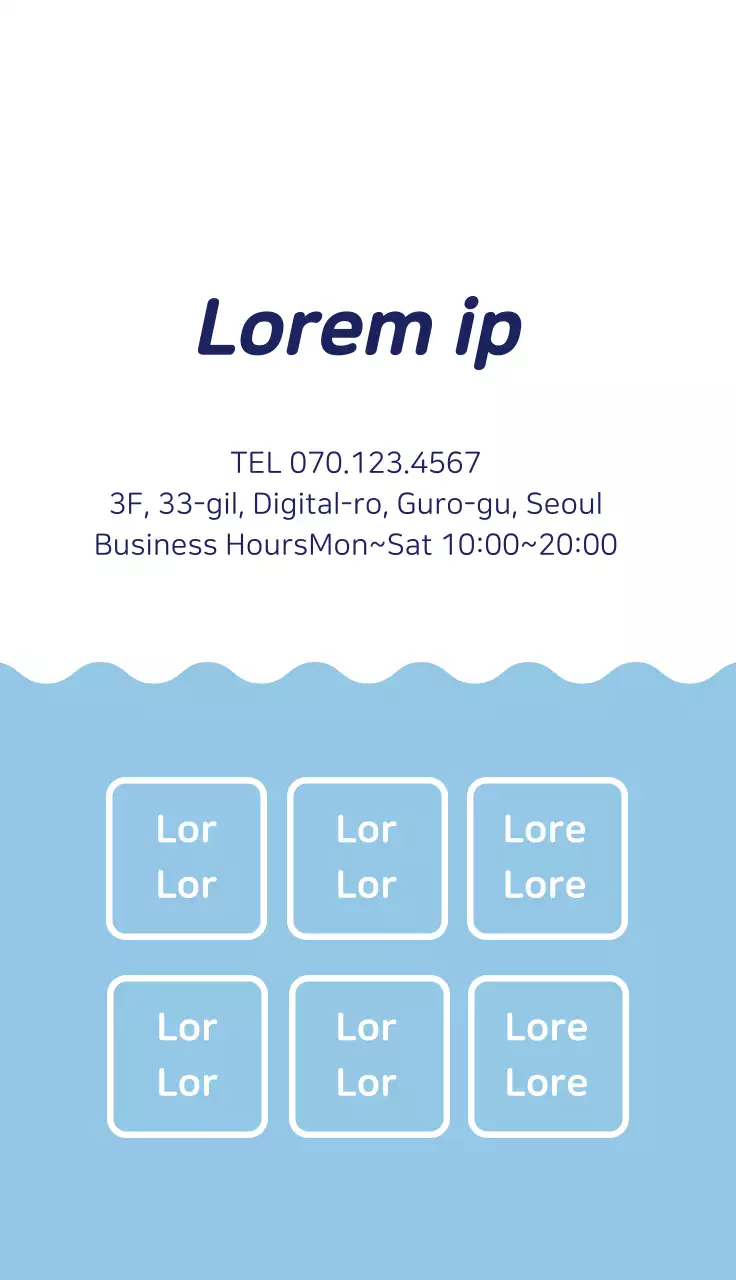 Danh thiếp khuyến mại của Blue Clean Laundry