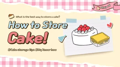 Pink Playful Cake Guide YouTube Thumbnail