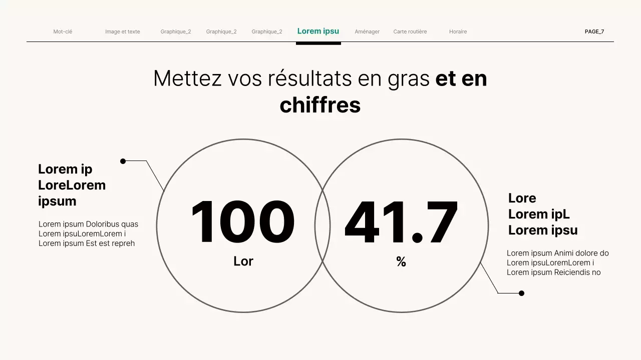 Présentation d'entreprise simple en beige