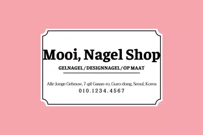 Mooie nagelwinkel