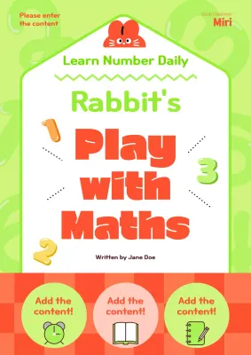 Green Playful Maths Guide Book Cover