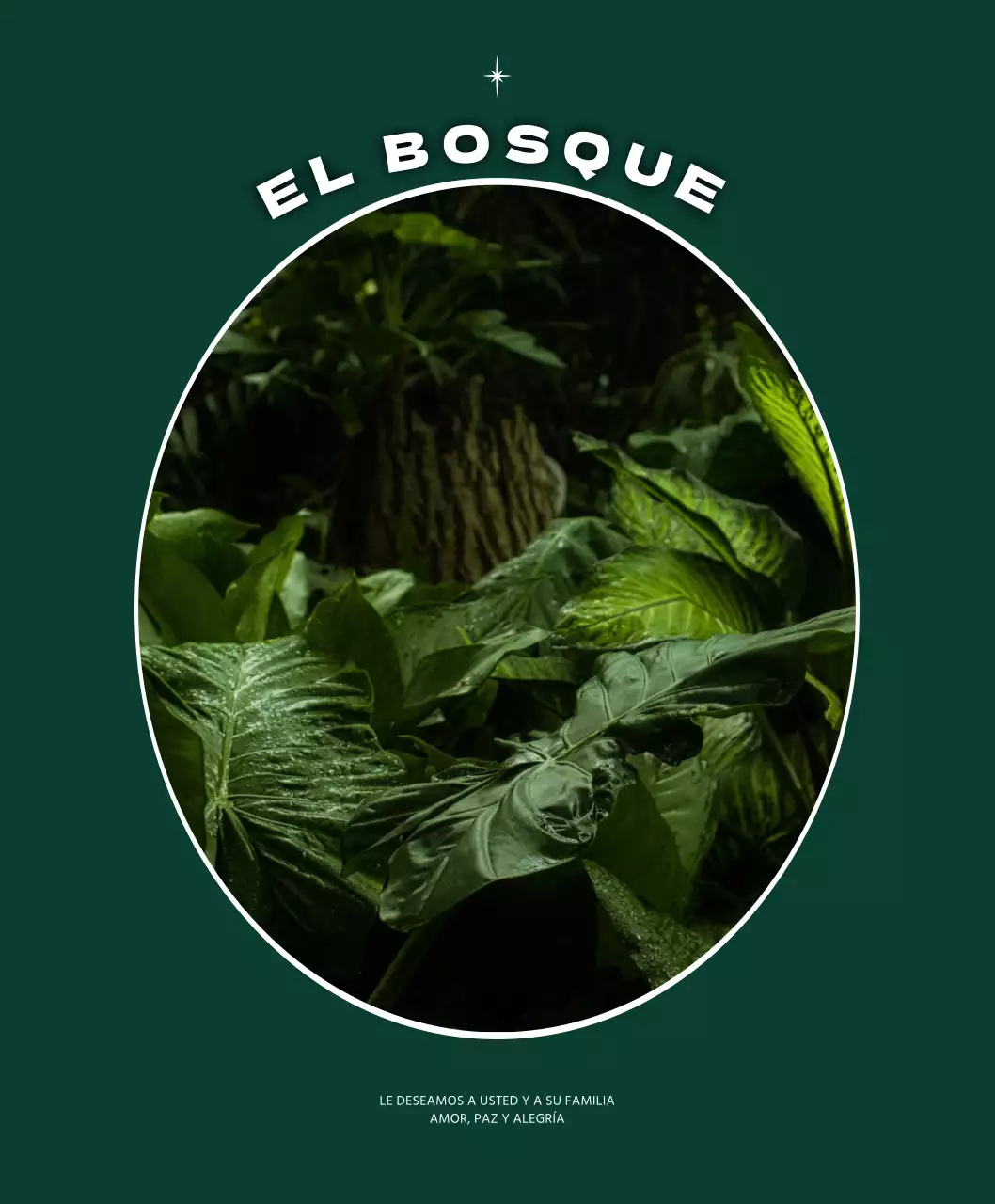 Concepto de marco emocional en verde oscuro y blanco para productos personalizados