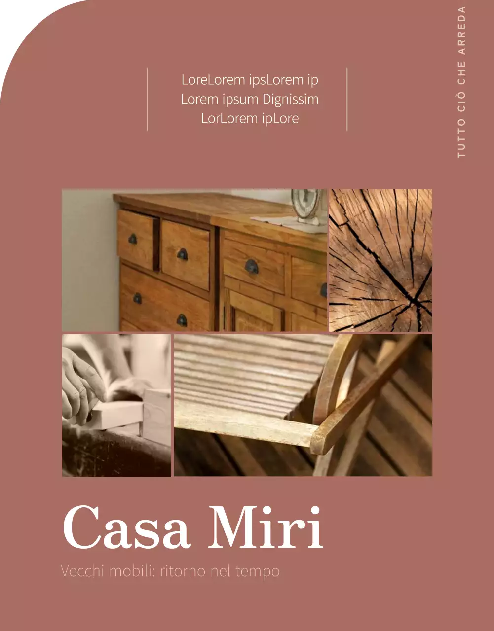 Promuovere una riparazione di mobili caldi e lussuosi in rosa pastello (pagina di dettaglio)