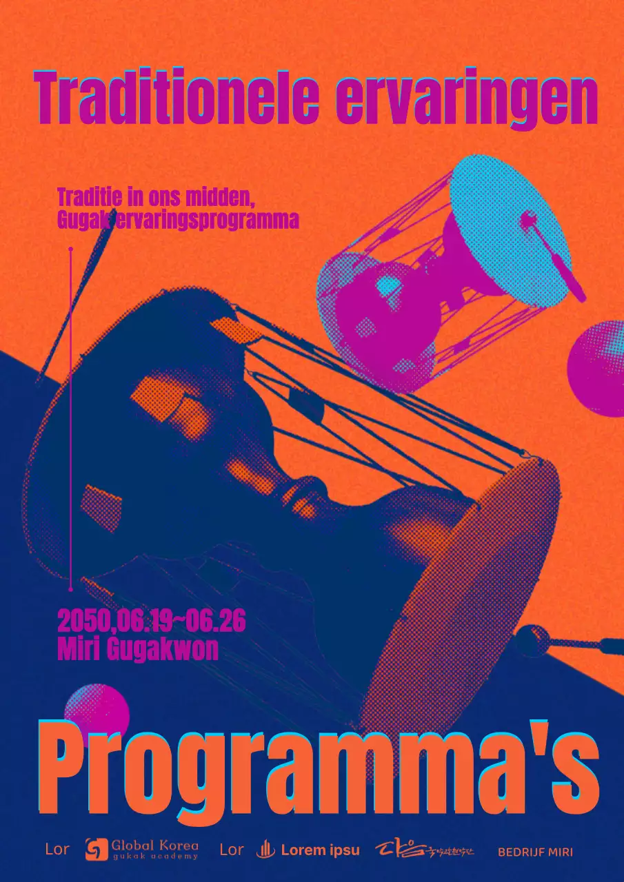 Print Effecten Programma in oranje