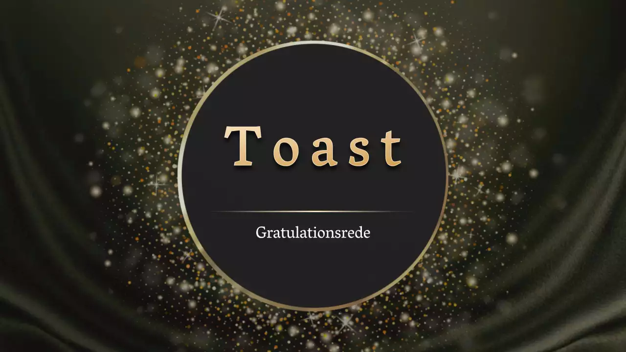 Ein Konzept für eine Soiree zur Preisverleihung in Gold und Schwarz