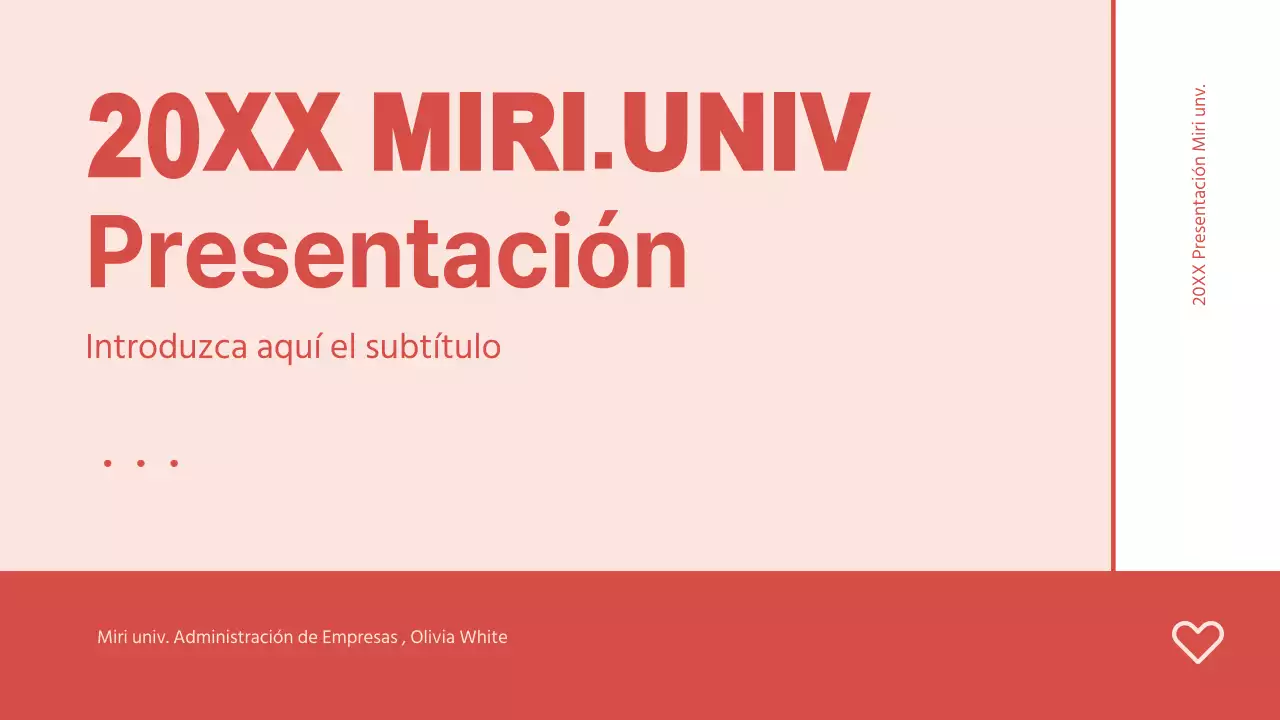 Presentación del corazón