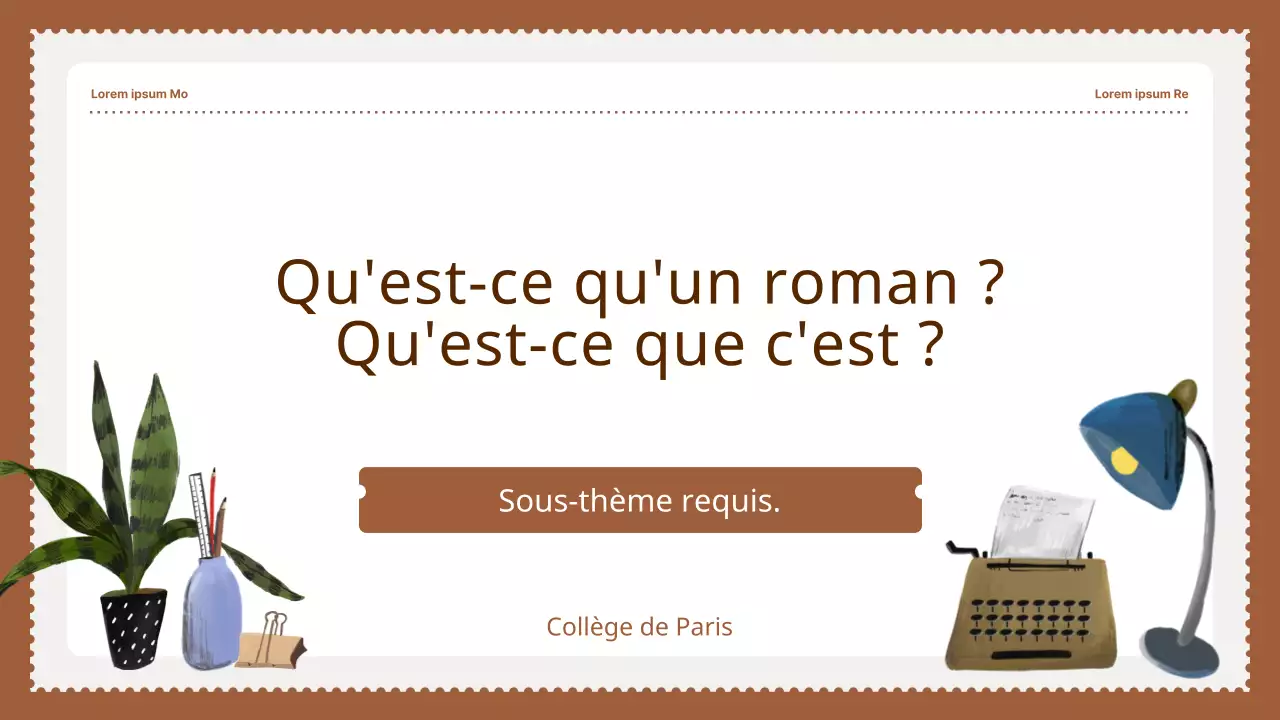 Brown Vintage Simple Stamps National Language Teaching Resources