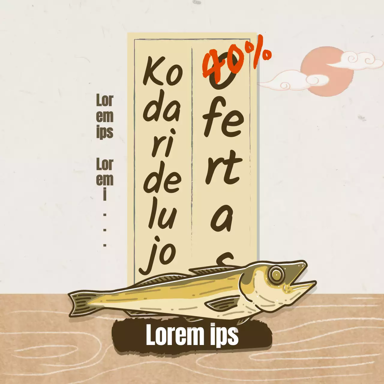 Un concepto tradicional pasado de moda en marrón y albaricoque