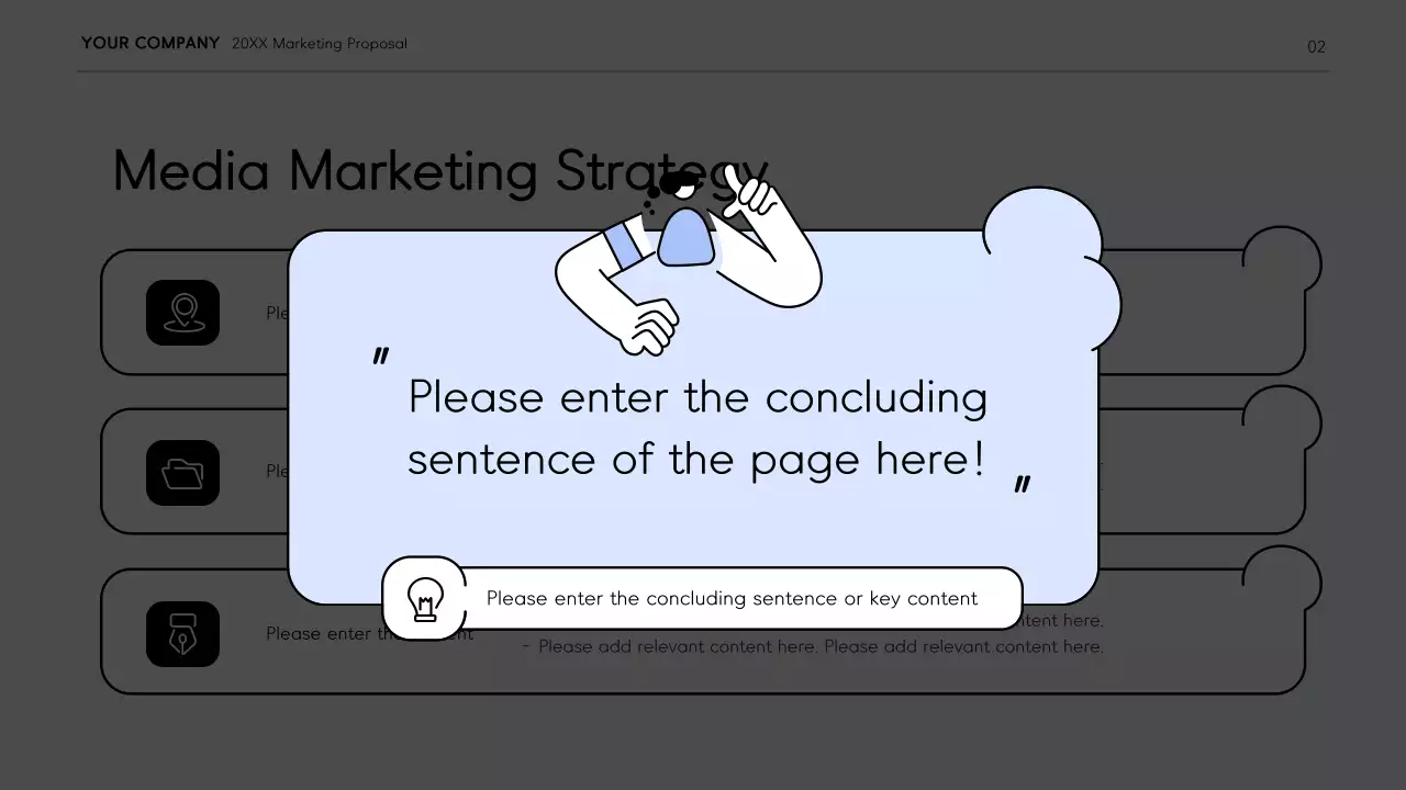 White Modern Marketing Plan Presentation