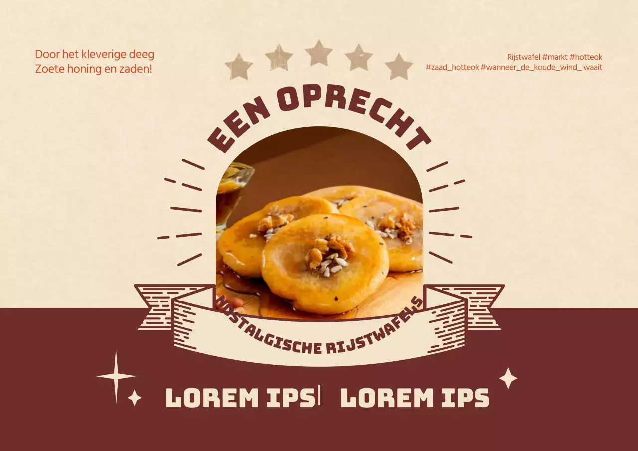 Retro Afbeelding Poster