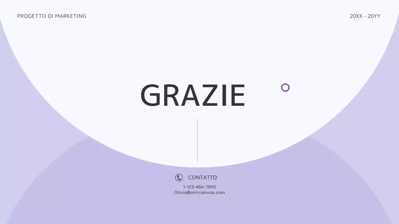 Un portafoglio di marketing pulito