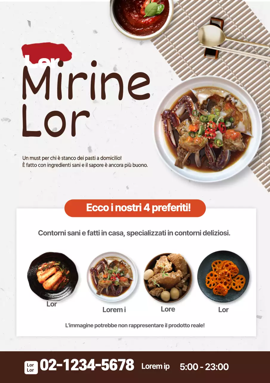 Pubblicizzare in anticipo le voci di menu più richieste del vostro ristorante