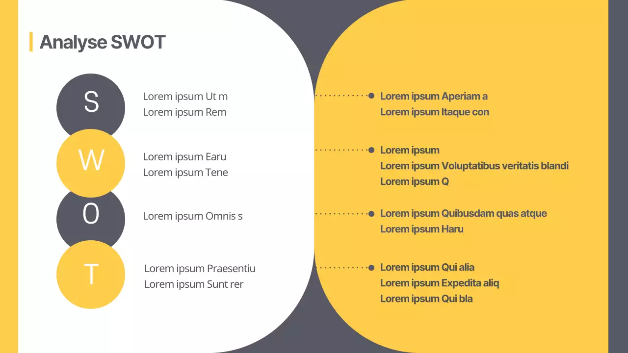 Proposition de marque de stage tendance en gris et jaune