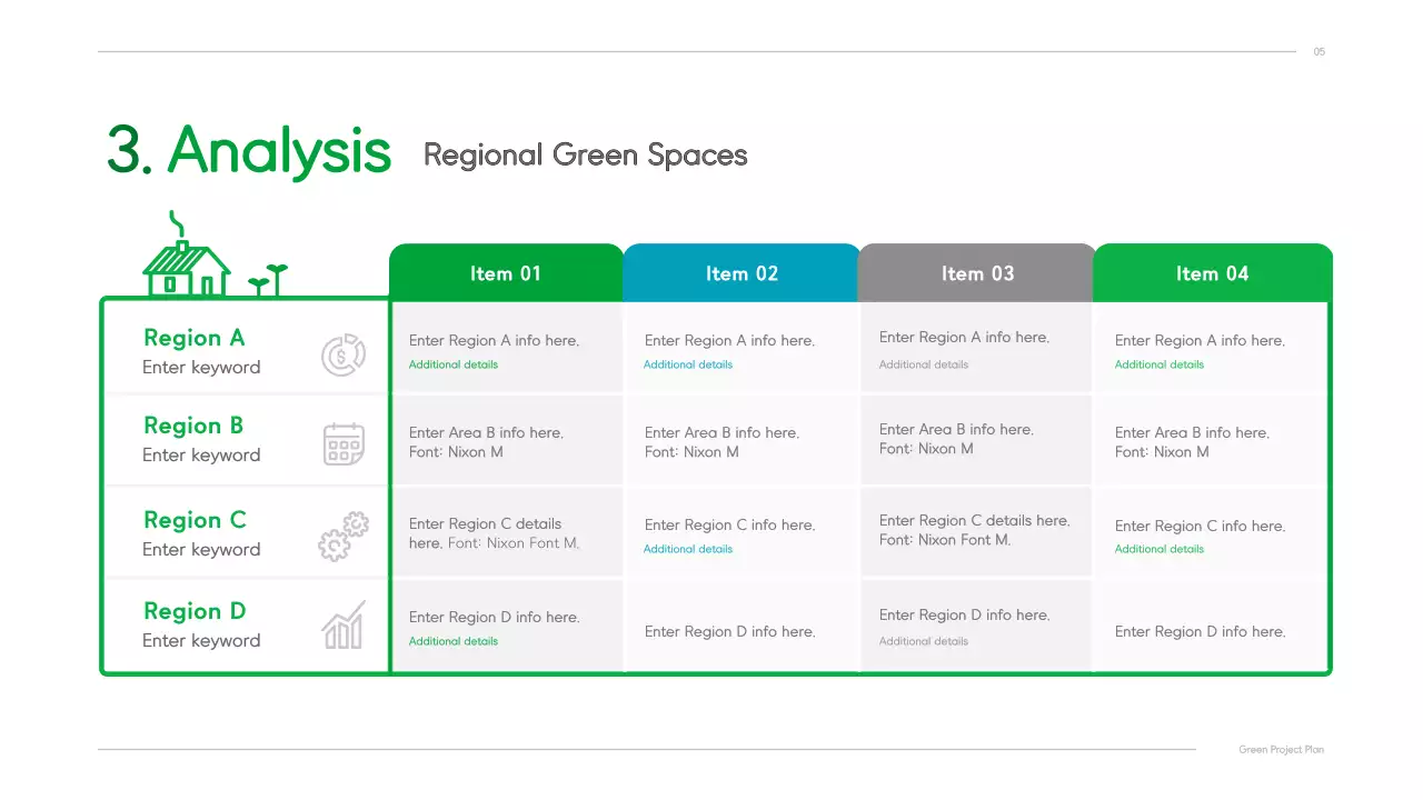Green Modern Project Plan Document Presentation