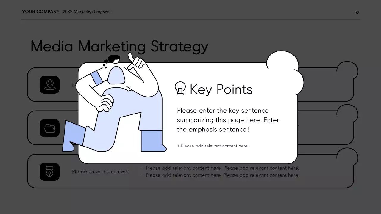 White Modern Marketing Plan Presentation