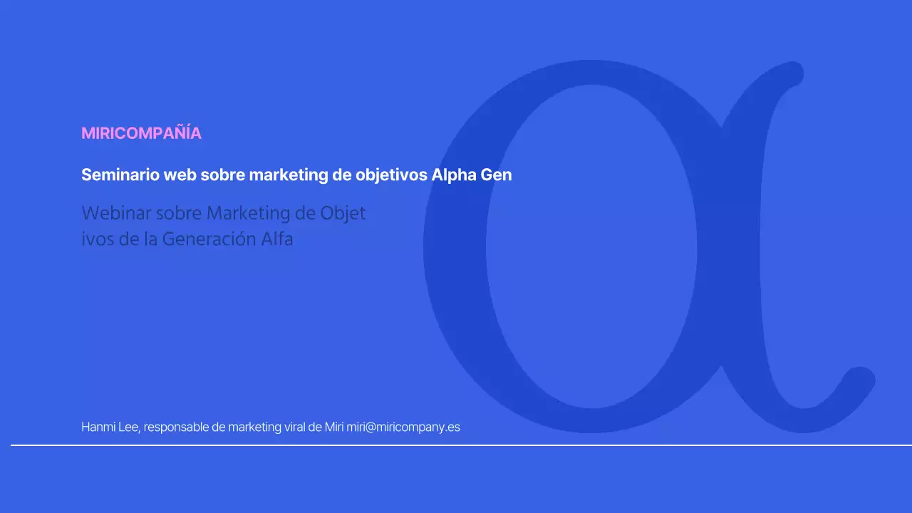 Generación Alfa Marketing de Objetivos Webinars Clases Online Negocios Fondos Virtuales