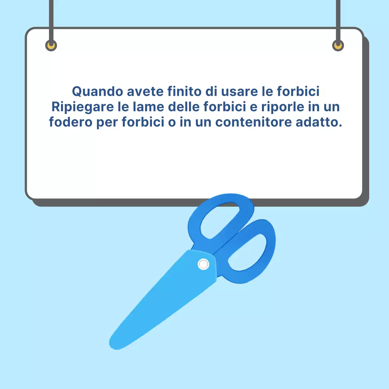 Utilizzo delle forbici Ducasse CardNews