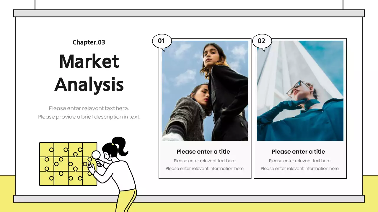 Yellow Minimal Market Report Presentation