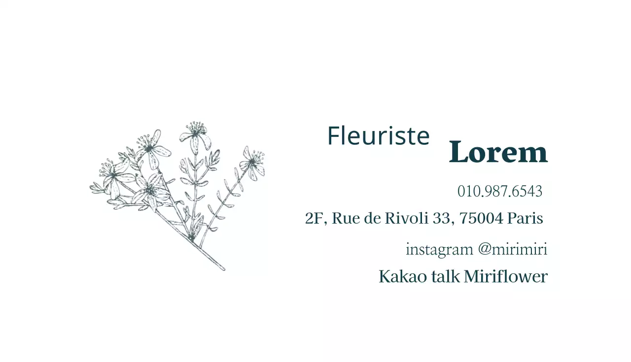 Fleuriste