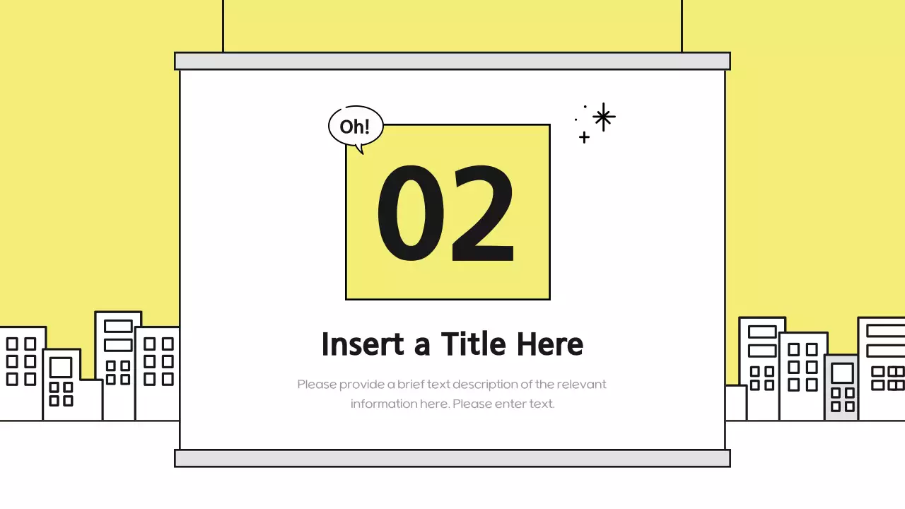 Yellow Minimal Market Report Presentation