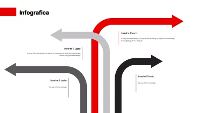Un semplice grafico in rosso e nero
