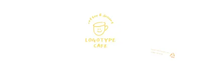 White yellow hand-drawn illustration