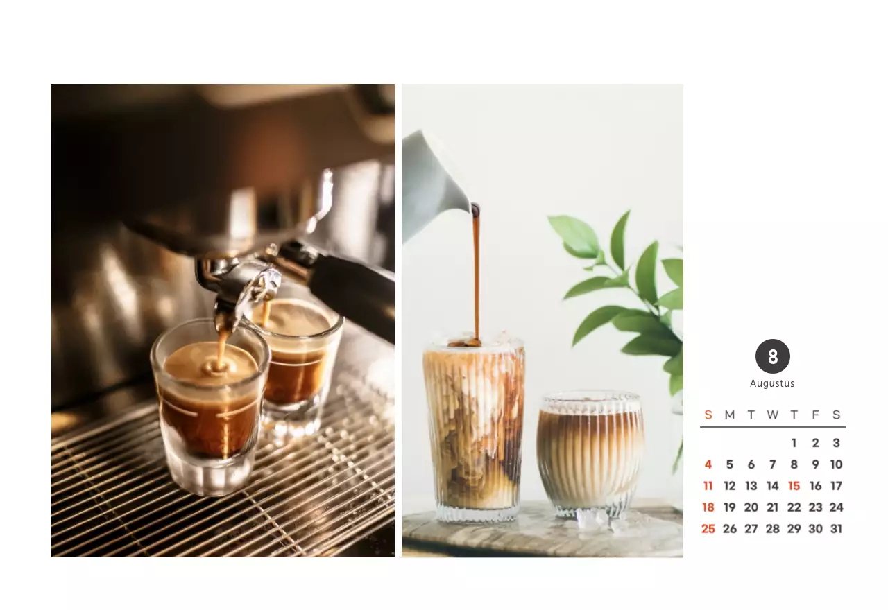 Een wit en bruin sentimenteel café