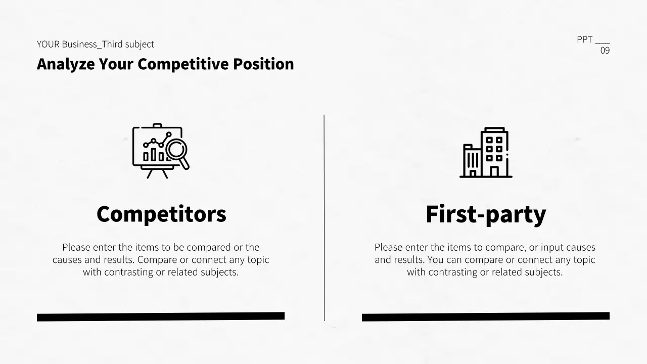 화이트 미니멀리스트 비즈니스 프레젠테이션
