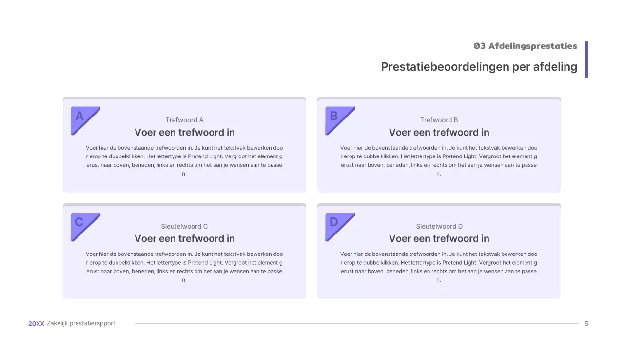 Paarse, driedimensionale UI-concept zakelijke presentatie kit
