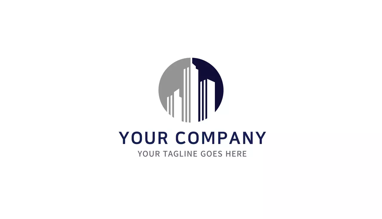 blue logo clean business corporate