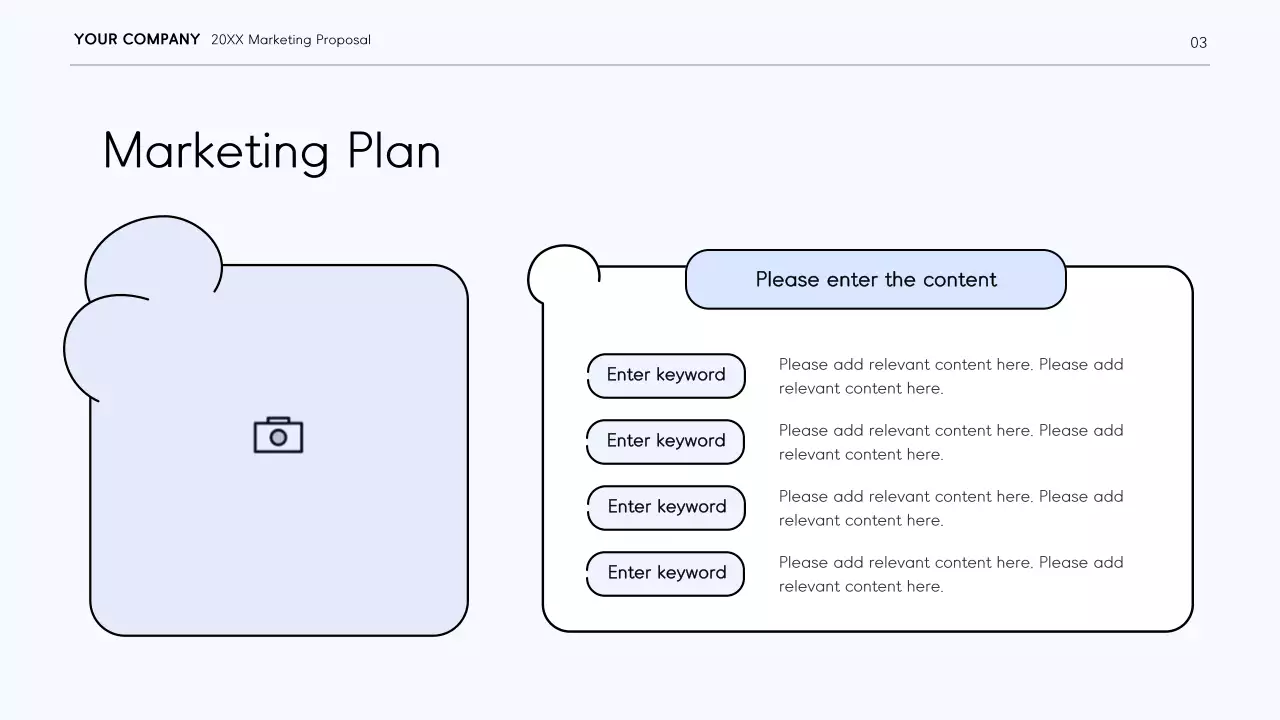 White Modern Marketing Plan Presentation