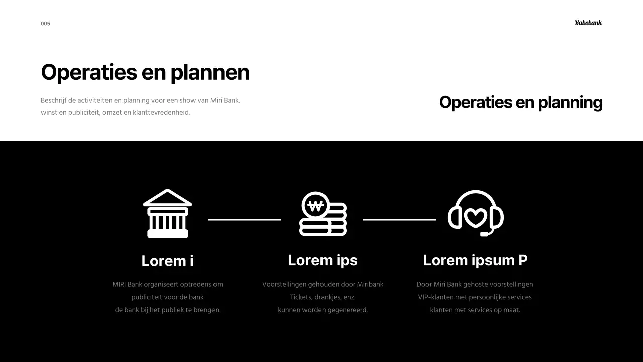 Een eenvoudige zwart-wit festivalsetlist