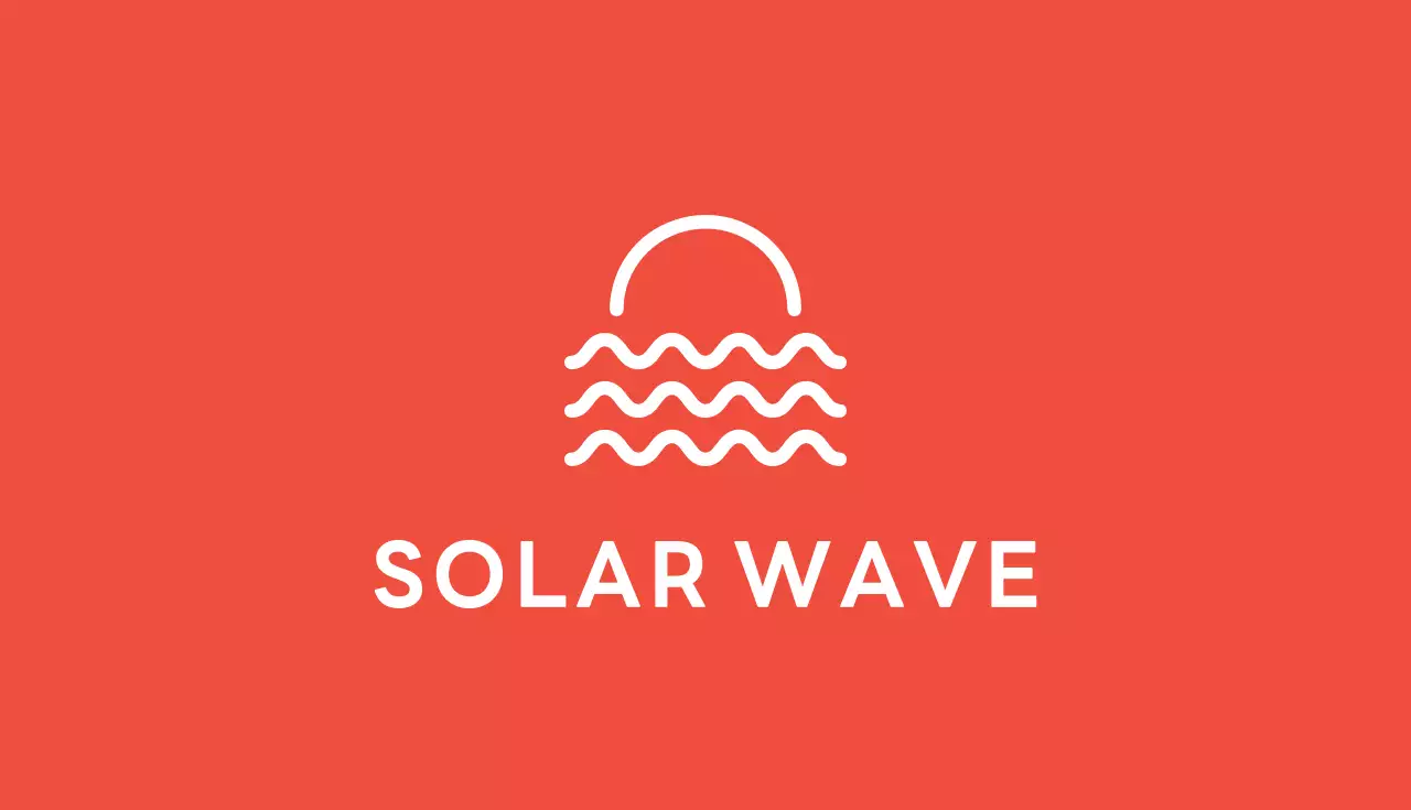 オレンジ シンプル ビジネス 名刺