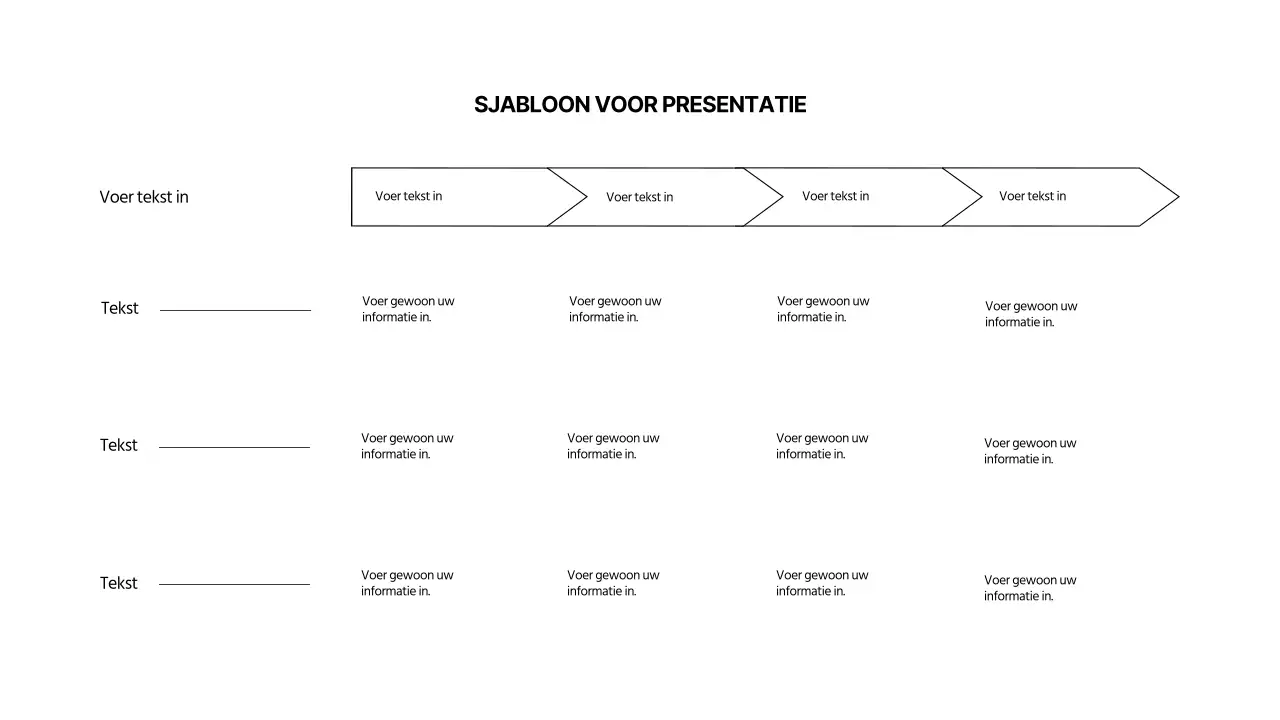 Eenvoudige zwarte vormen